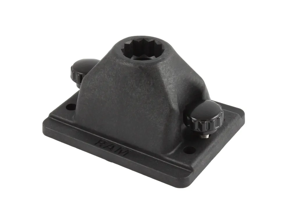 Neu RAM Mounts Bulkhead-Bodenbasis für Rod 2000 Angelrutenhalter mit Spline Post Aufnahme