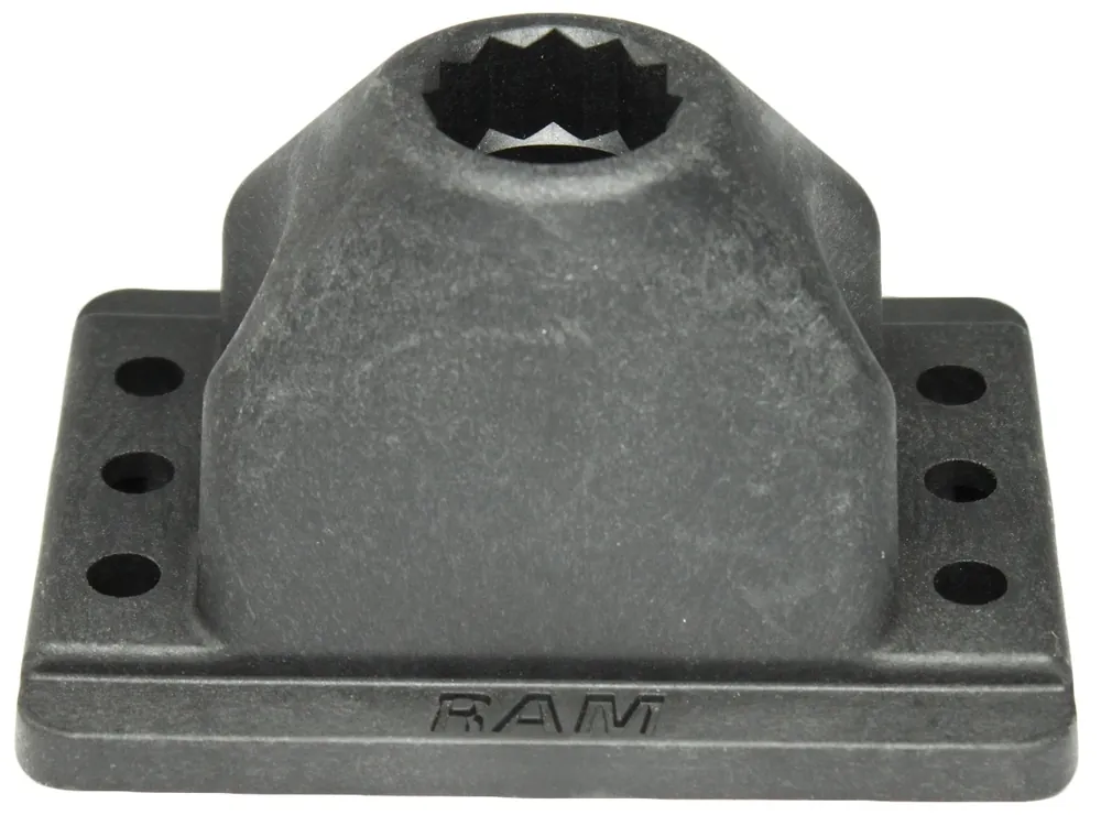 Preis Gesenkt RAM Mounts Bodenbasis für Rod 2000 Angelrutenhalter mit Spline Post Aufnahme