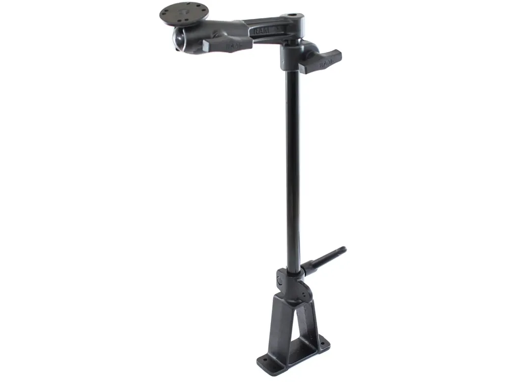 RAM Mounts Fahrzeug-Befestigung - Keil-Standfuss, 450 mm Rohr, Schwenkarm (oben) mit AMPS-Anbindung, C-Kugel (1,5 Zoll), im Polybeutel Jetzt Kaufen