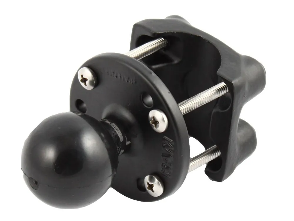 RAM Mounts Halb-Rohradapter mit runder Basisplatte - 25,4-31,75 mm Durchmesser, C-Kugel (1,5 Zoll), im Polybeutel Knallerangebot