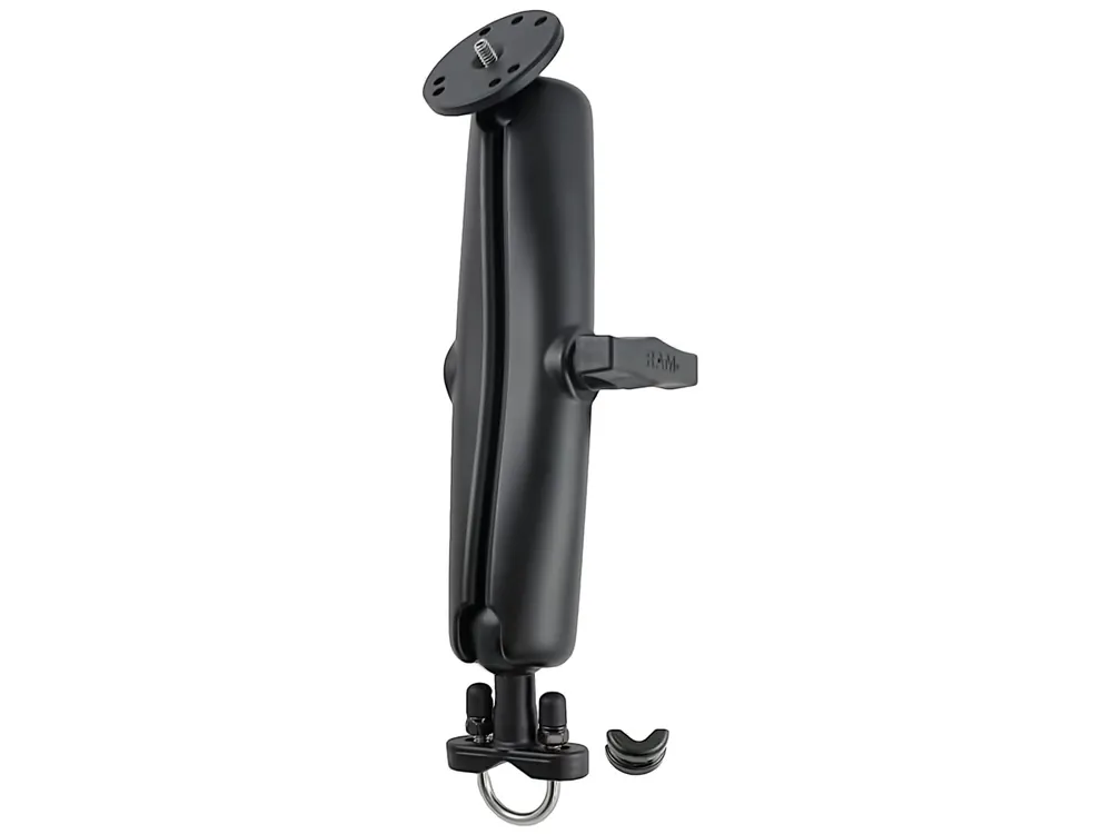 Jetzt Bestellen RAM Mounts Set für Lenker/Rohre - Klemmschelle, langer Verbindungsarm, runde Basisplatte mit 1/4"-20 Gewindestift, C-Kugel (1,5 Zoll), im Polybeutel