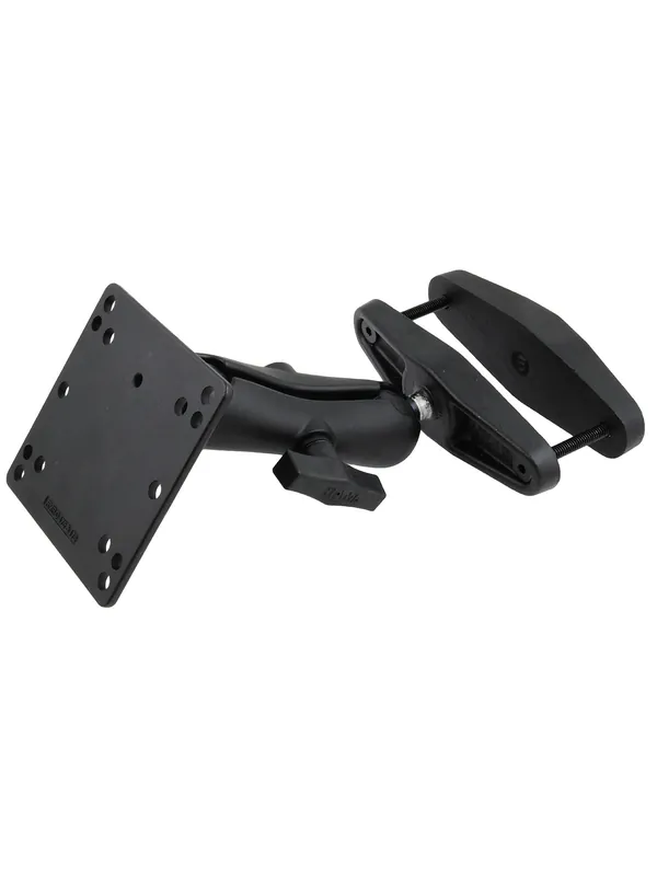 RAM Mounts Schraubklemmen-Set - Schraubklemme (bis 127 mm Breite), mittlerer Verbindungsarm, VESA-Platte (75x75 u. 100x100 mm Lochraster), C-Kugel (1, Aktuell