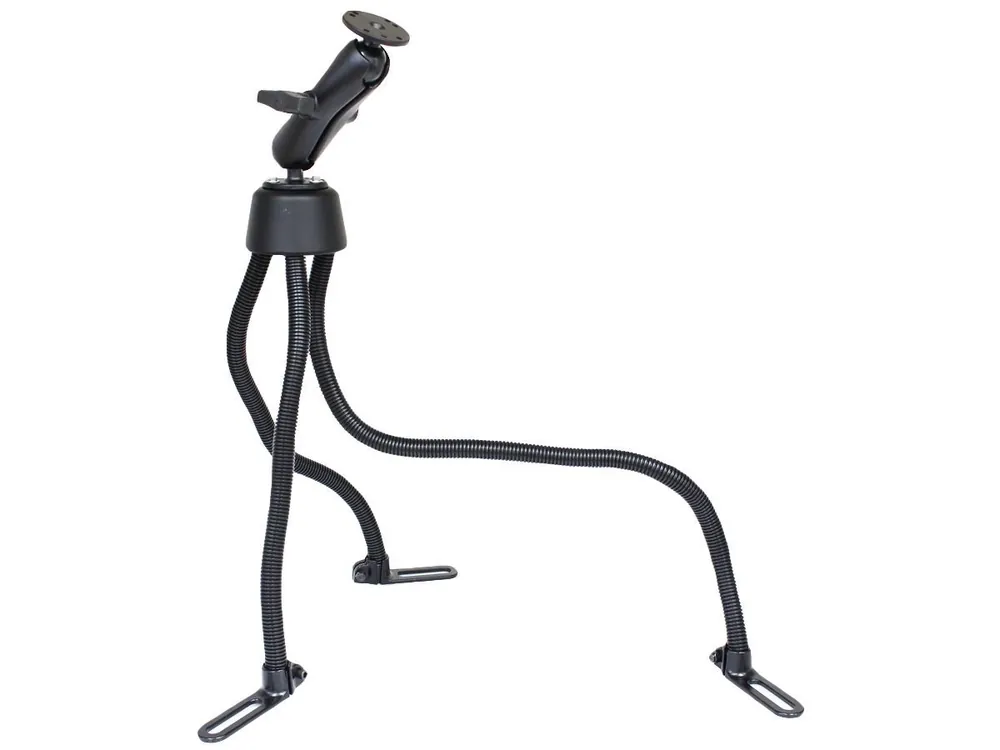 RAM Mounts Pod III Fahrzeug Sitzschienen-Befestigung mit AMPS-Anbindung - flexible Stäbe (ca. 450 / 500 / 750 mm Länge), 2x runde Basisplatte, mittler Jetzt Bestellen