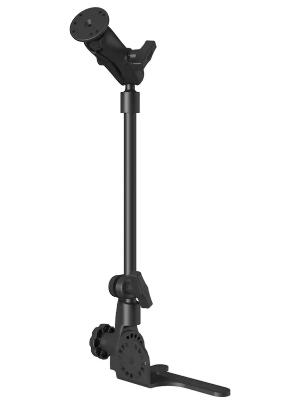 Geprüft RAM Mounts Pod HD Universal Fahrzeughalterung mit AMPS-Anbindung - Ratchet-System, max. 80 cm hoch, mittlerer Verbindungsarm, runde Basisplatte, C-Kug
