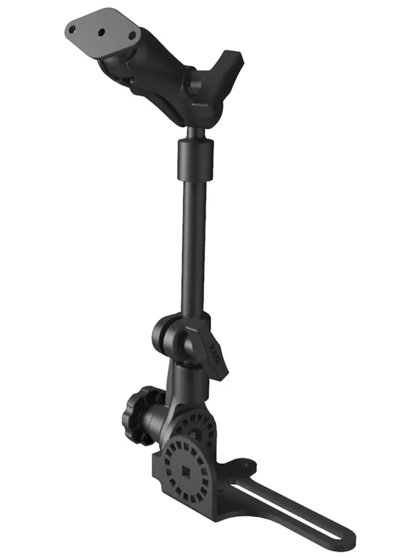 RAM Mounts Pod HD Universal Fahrzeugbefestigung mit Diamond-Anbindung (Trapez) - Ratchet-System, Stablänge 450-650 mm, mittlerer Verbindungsarm, Diamo Nur Heute