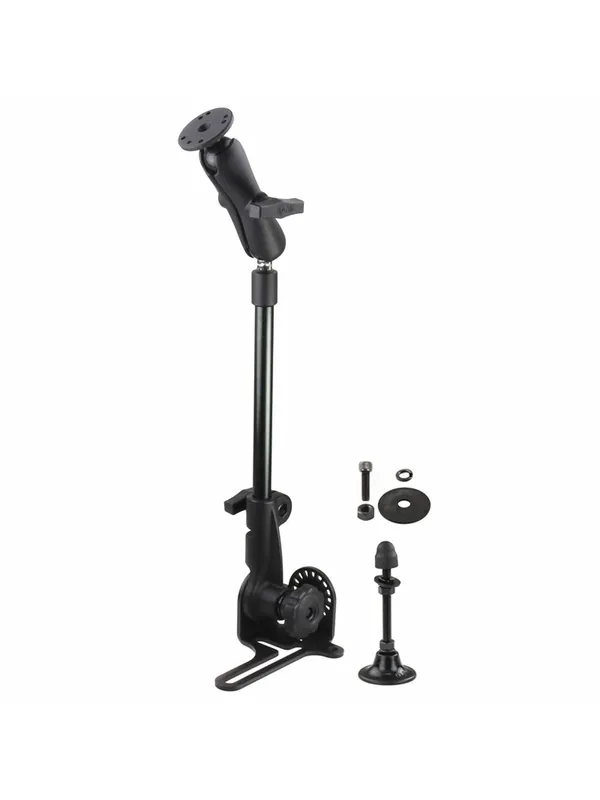 RAM Mounts Pod HD Universal Fahrzeughalterung mit AMPS-Anbindung mit zusätzlichem Standfuss - Ratchet-System (revers), max. 80 cm hoch, mittlerer Verb Solange Der Vorrat Reicht