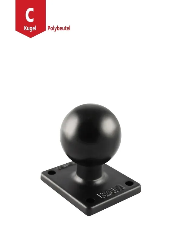 RAM Mounts rechteckige Basisplatte - C-Kugel (1,5 Zoll), AMPS Günstig