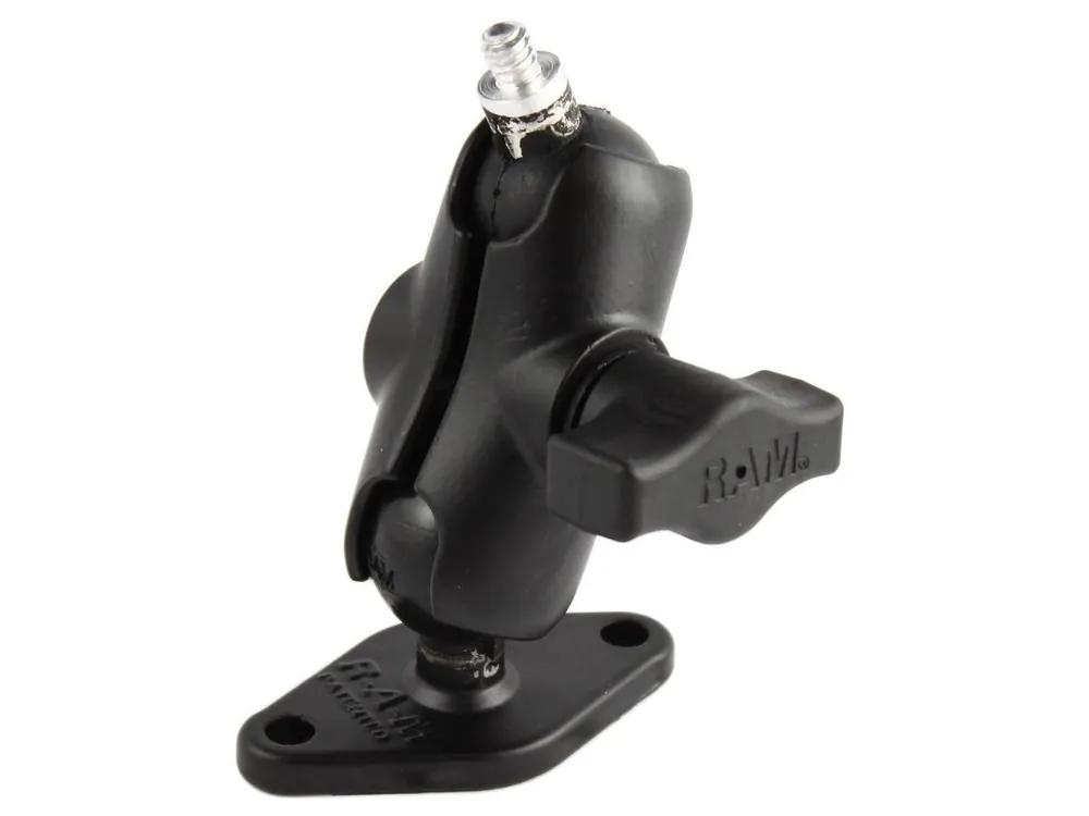 Aktuell RAM Mounts Aufbau-Set - B-Kugel (1 Zoll), Diamond-Basisplatte (Trapez), kurzer Verbindungsarm, Kugel mit 1/4"-20 Gewindestift