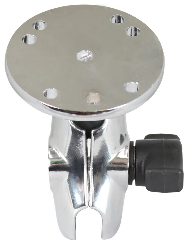 RAM Mounts Chrom-Set - kurzer Verbindungsarm, runde Basisplatte (AMPS), B-Kugel (1 Zoll), im Polybeutel Aktuell