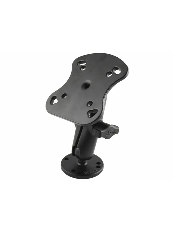 RAM Mounts Marine-Aufbauhalterung Humminbird/Lowrance - B-Kugel (1 Zoll), runde Basisplatte (AMPS), mittlerer Verbindungsarm, Adapterplatte Saisonangebot