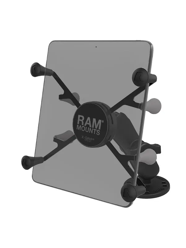 RAM Mounts X-Grip Aufbauhalterung für Tablets (7 Zoll) - B-Kugel (1 Zoll), runde Basisplatte (AMPS), mittlerer Verbindungsarm Wochenendangebot