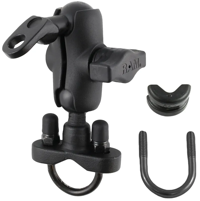 Sichere Zahlung RAM Mounts Rohr-Set - B-Kugel (1 Zoll), Rohr-Klemme, kurzer Verbindungsarm, Kugel (9 mm Bohrung)