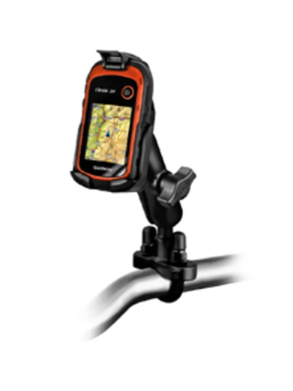 Kracherpreis RAM Mounts Lenker-Halterung Garmin eTrex 10/20/30 - B-Kugel (1 Zoll), Rohr-Klemme, mittlerer Verbindungsarm