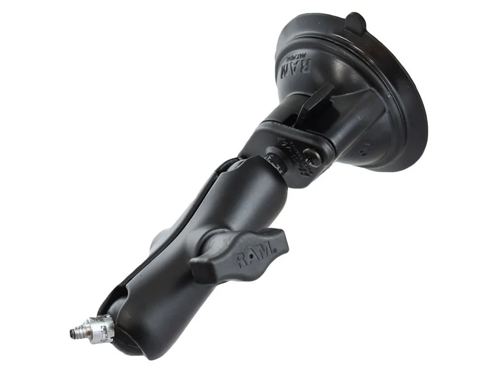 RAM Mounts Saugfuss-Kamerahalterung mit 1/4"-20 Gewindestift - mit Saugfuss, B-Kugel (1 Zoll), im Polybeutel Markenware