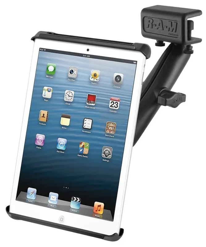 Versand Am Gleichen Tag RAM Mounts Luftfahrt-Halterung 7 Zoll Tablets - B-Kugel (1 Zoll), Panel-Klammer, langer Verbindungsarm, Tab-Tite Halteschale