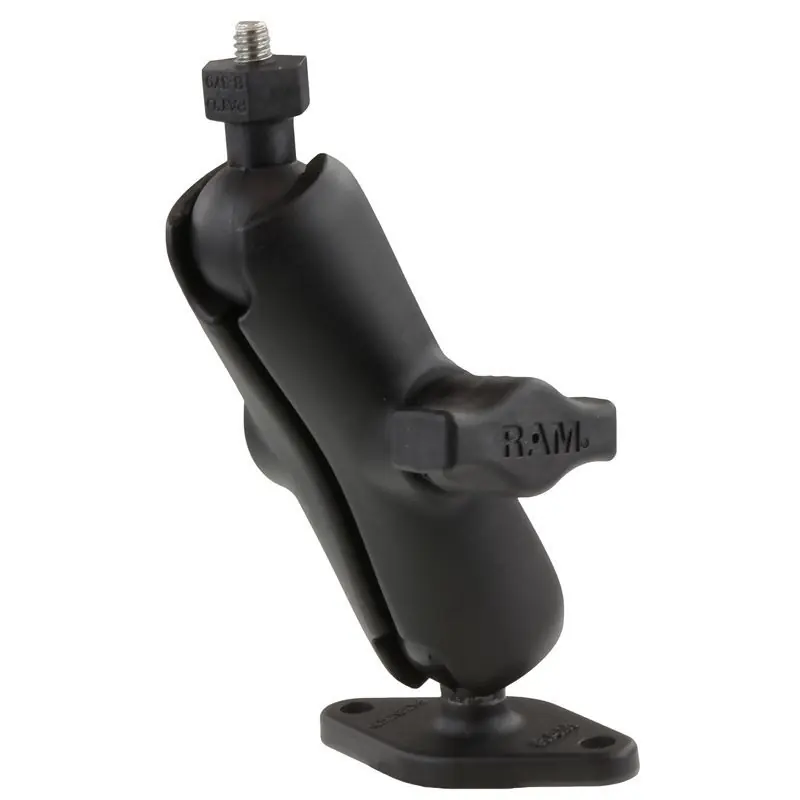 Sale RAM Mounts Aufbau-Set - B-Kugel (1 Zoll), Diamond-Basisplatte (Trapez), mittlerer Verbindungsarm, Tough-Ball mit 1/4"-20 Gewindestift