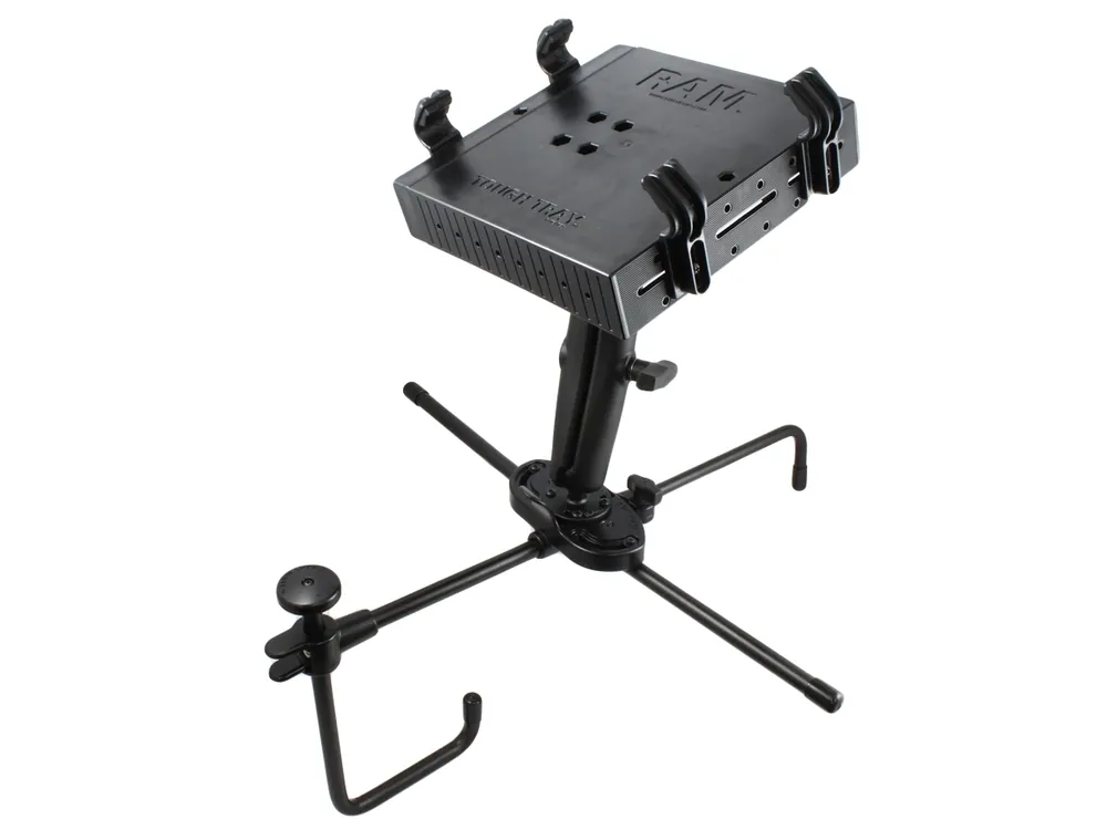 Sofort Bestellen RAM Mounts Seat-Mate Sitzbefestigung mit Tough Tray Laptop-/Drucker-Halteschale - 2x runde Basisplatte (AMPS), langer Verbindungsarm, C-Kugel (1,5 Zol