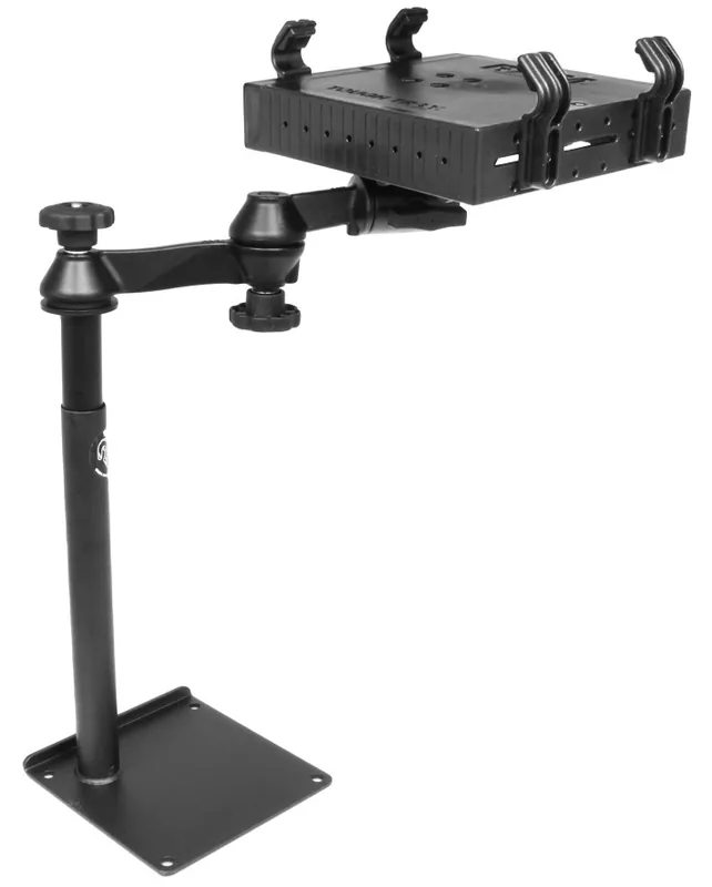 Super-Preis RAM Mounts Universal Laptop-Halterung für Fahrzeuge - Fahrzeug-Basis, Doppel-Schwenkarm, Tough-Tray Halteschale