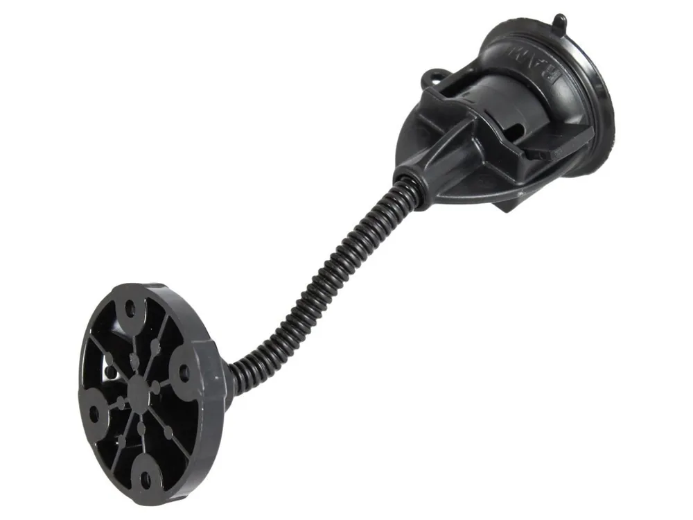 Zertifiziert RAM Mounts Verbundstoff-Saugfuss mit runder Anbindung - flexibler Arm (ca. 100 mm), runder Adapter, im Polybeutel