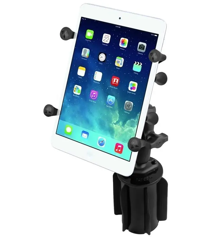Must-Have RAM Mounts Fahrzeug-Halterung mit X-Grip Halteklammer für Tablets (7 Zoll) - B-Kugel (1 Zoll), Basis für Getränkehalter