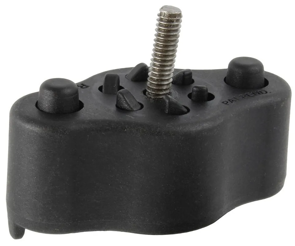 RAM Mounts Verbundstoff-Adapter (ohne Kugel) für Tough-Track Schienen - Quick-Release-System, 1/4"-20 Gewinde, im Polybeutel Schneller Versand