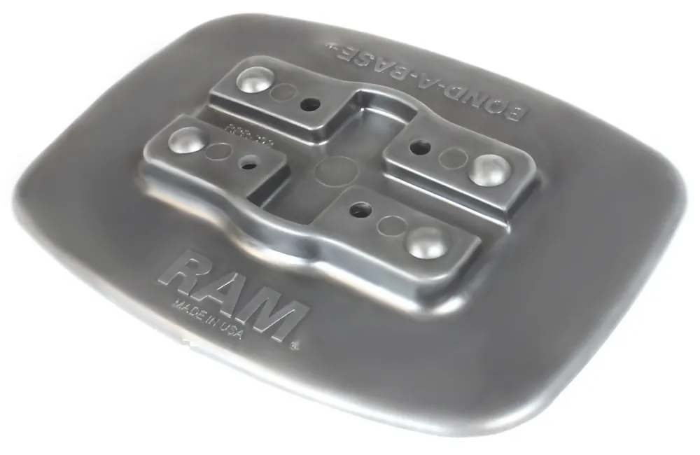 RAM Mounts Bond-A-Base Verbundstoff-Basis für Schlauchboote - grau, inkl. doppelseitigem Klebeband, im Polybeutel Sofort Bestellen