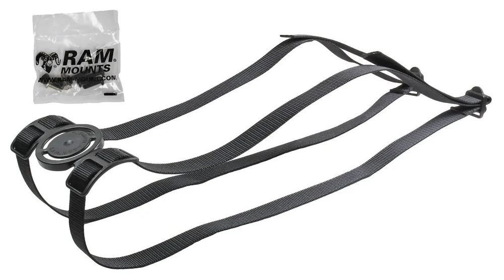 Sichere Zahlung RAM Mounts Schlauchboot-Gurtbefestigung mit AMPS-Aufnahme - Verbundstoff, für B- oder C-Kugel (1 oder 1,5 Zoll), im Polybeutel