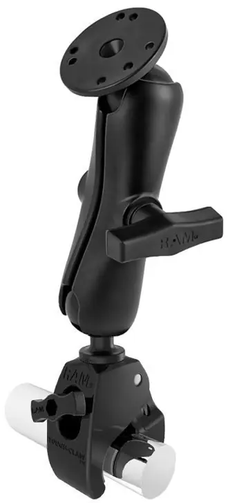 Begrenztes Angebot RAM Mounts Tough-Claw Set - C-Kugel (1,5 Zoll), Tough-Claw mittel (Durchmesser 25,4-40,6 mm), mittlerer Verbindungsarm (ca 145 mm)