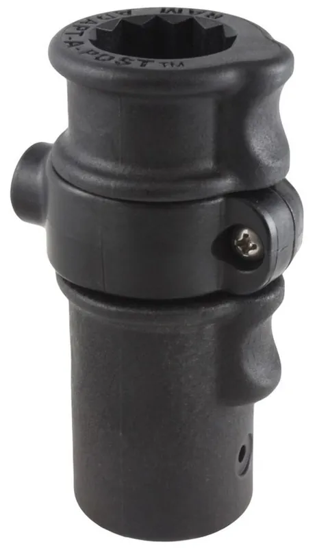 RAM Mounts Verbundstoff Adapt-A-Post Basis mit Aufnahme für Kunststoffstäbe - Zubehör für Angelrutenhalter, im Polybeutel Neue Kollektion