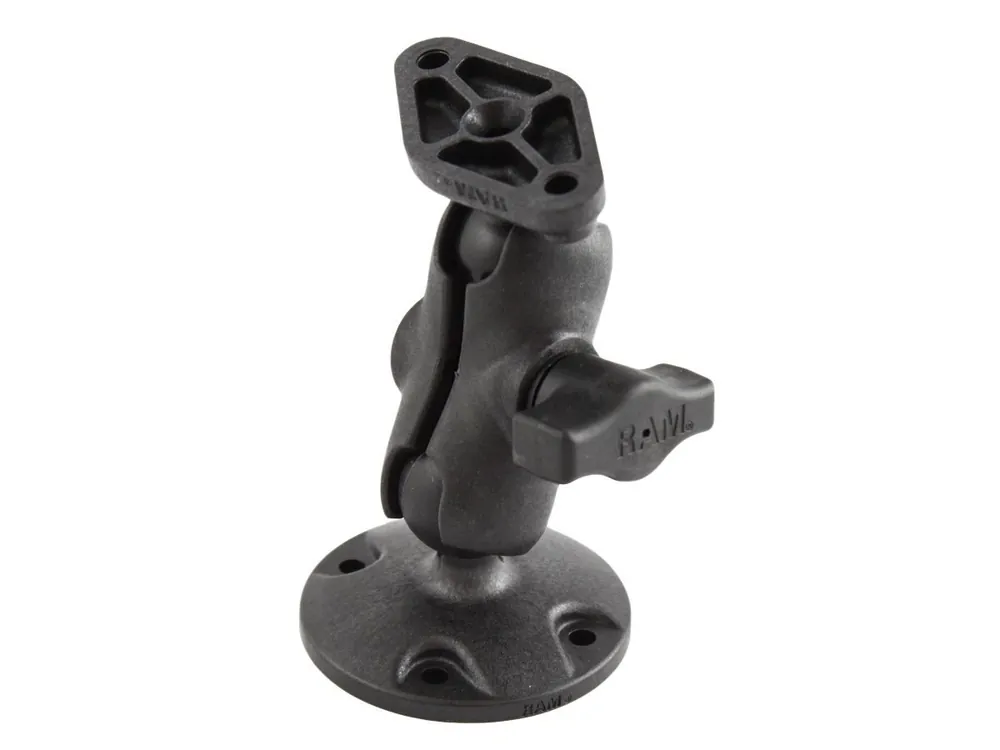 Billig RAM Mounts Verbundstoff-Aufbau-Set - runde Basisplatte, kurzer Verbindungsarm, Diamond-Basisplatte (Trapez), B-Kugel (1 Zoll), im Polybeutel