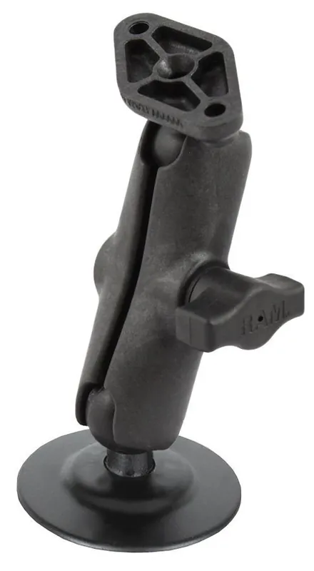 RAM Mounts Verbundstoff-Set - Klebebasis, mittlerer Verbindungsarm, Diamond-Basisplatte (Trapez), B-Kugel (1 Zoll), im Polybeutel Bestpreis
