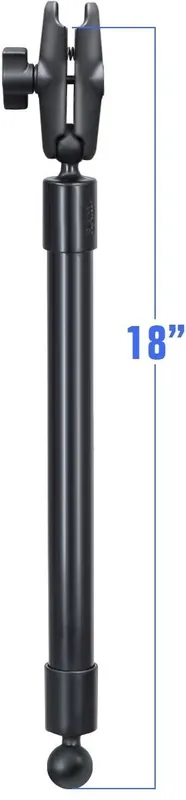 Garantierte Lieferung RAM Mounts Verlängerungsarm mit Verbindungsarm - Kunststoffrohr, (ca. 420 mm), 2x Endstücke mit Kugel, mittlerer Verbindungsarm, B-Kugel (1 Zoll), im