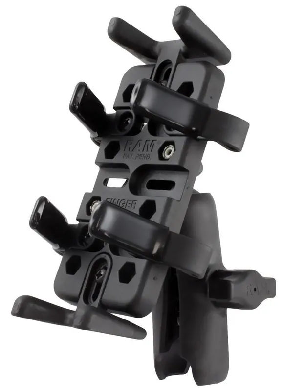 RAM Mounts Universal Verbundstoff-Set - mittlerer Verbindungsarm, Diamond-Basisplatte (Trapez), universal Halteschale, B-Kugel (1 Zoll), im Polybeutel Neuheit