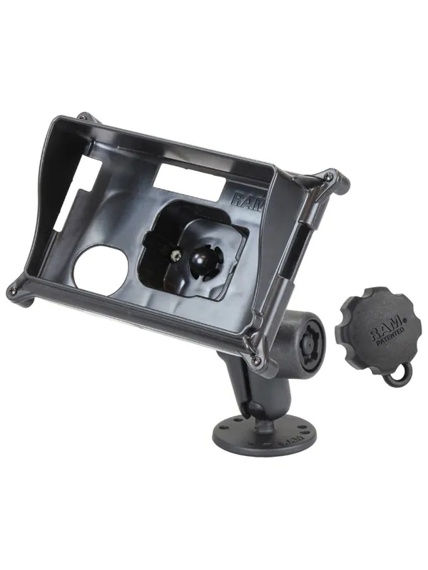 RAM Mounts Fahrzeug-Aufbauhalterung Garmin Fleet 660/670, Pin-Lock gesichert - B-Kugel (1 Zoll), runde Basisplatte (AMPS), mittlerer Verbindungsarm, P Sofort Bestellen