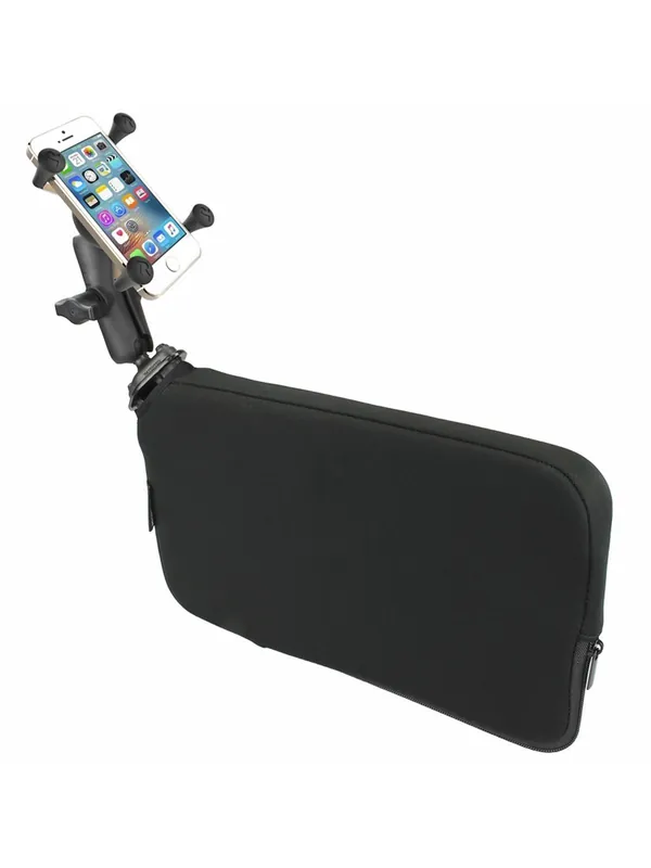 Schnäppchen RAM Mounts Tough-Wedge mit X-Grip Universal Halteklammer für Smartphones - Zwischenraumpolster (ohne Pumpe), mittlerer Verbindungsarm, B-Kugel (1 Zoll