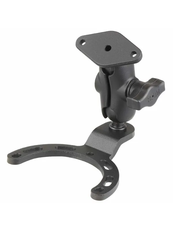 RAM Mounts Motorradtank-Set (Honda / Suzuki / Yamaha) - Tank-Basis, kurzer Verbindungsarm, Diamond-Anbindung (Trapez), B-Kugel (1 Zoll), im Polybeutel Wochenendangebot