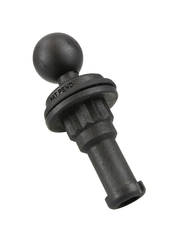 Markenprodukt RAM Mounts Spline-Post mit B-Kugel (1 Zoll) - Verbundstoff, im Polybeutel