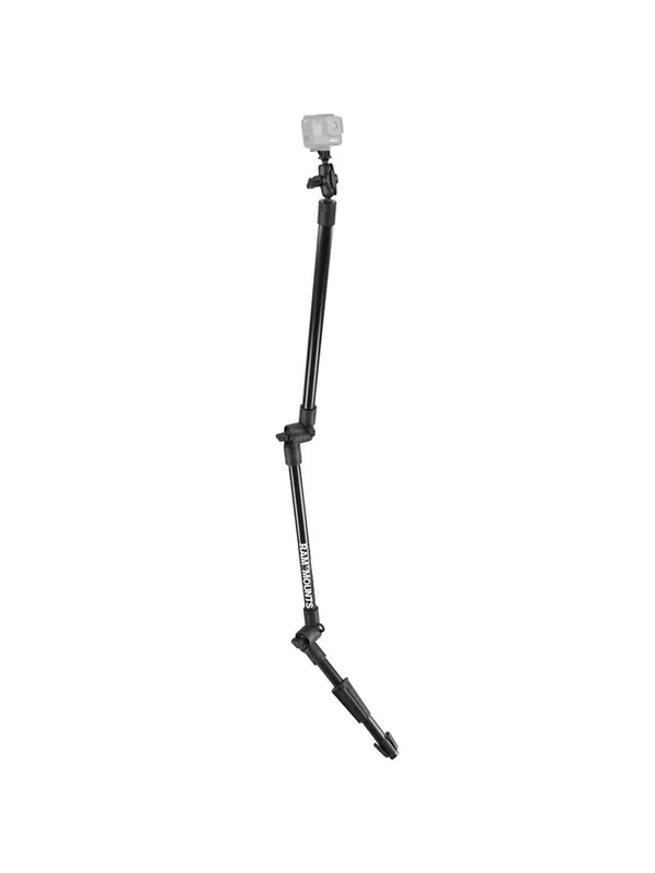 Günstig RAM Mounts Verbundstoff Press-N-Lock Basis mit Doppel-Verlängerungsarm für GoPro-Kameras - Ratchet-Verbindungen, 2x Kunststoffrohr, (je ca. 300 mm), E