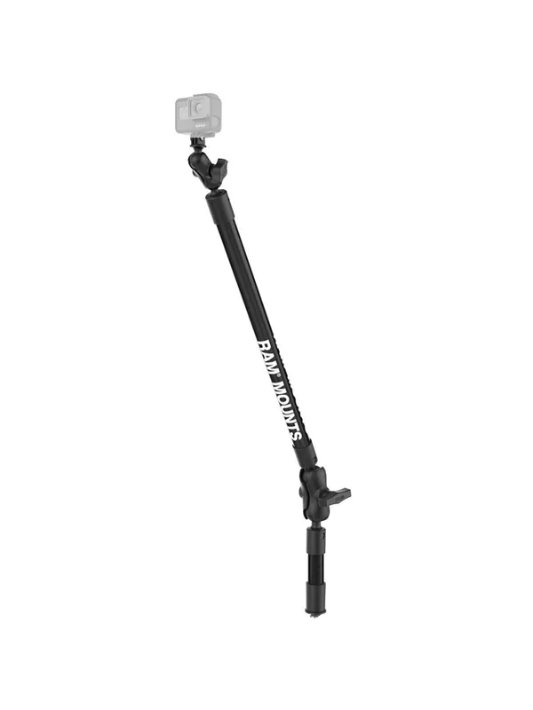 RAM Mounts Verbundstoff Kameraarm für GoPro Action Kameras - mit Armen (4 u. 18 Zoll), GoPro-Adapter, B-Kugel (1 Zoll) Neu