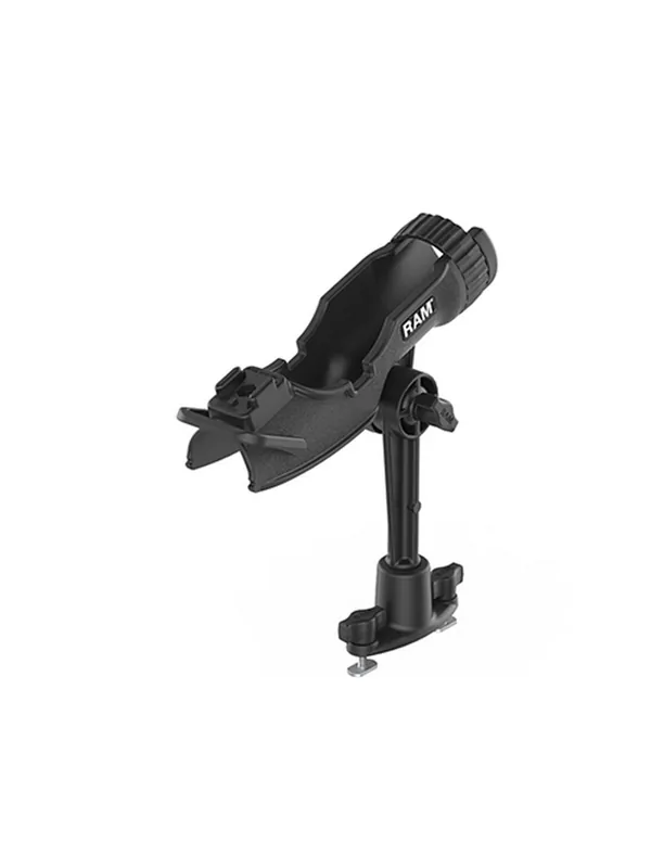 Günstig RAM Mounts Verbundstoff-Angelrutenhalter Rod HD mit Spline Post u. Track-Basis (T-Slot) - Spline Post Stift (ca. 150 mm), Ratchet-System