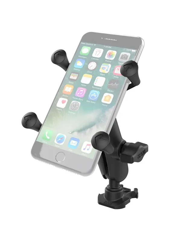 RAM Mounts Smartphone-Halterung (bis 82,6 mm Breite) für Original GoPro-Basis - B-Kugel (1 Zoll), GoPro-Adapter, mittlerer Verbindungsarm Sofort Bestellen