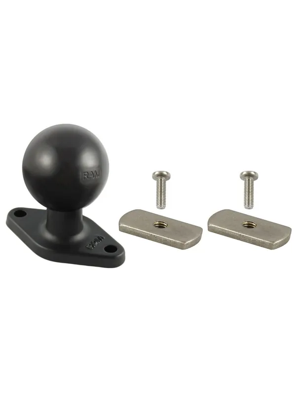 RAM Mounts Diamond-Basisplatte (Trapez) für Rollstühle - C-Kugel (1,5 Zoll), Schrauben-Set Kracherpreis