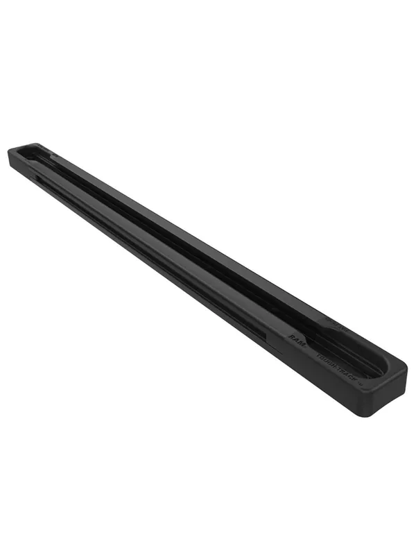 Neue Kollektion RAM Mounts Aluminium Tough-Track Schiene inkl. Endkappen - schwarz, Innenlänge 228,6 mm (9 Zoll)