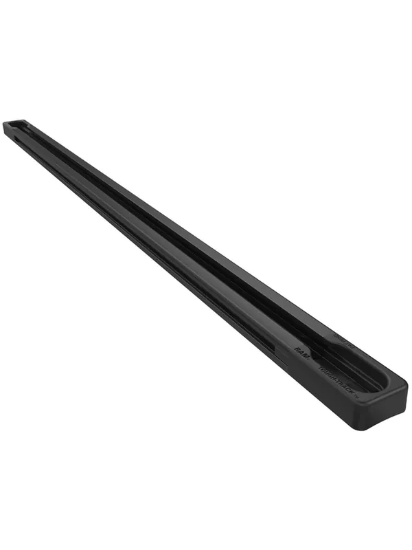 RAM Mounts Aluminium Tough-Track Schiene inkl. Endkappen - schwarz, Innenlänge 431,8 mm (17 Zoll) Sonderangebot