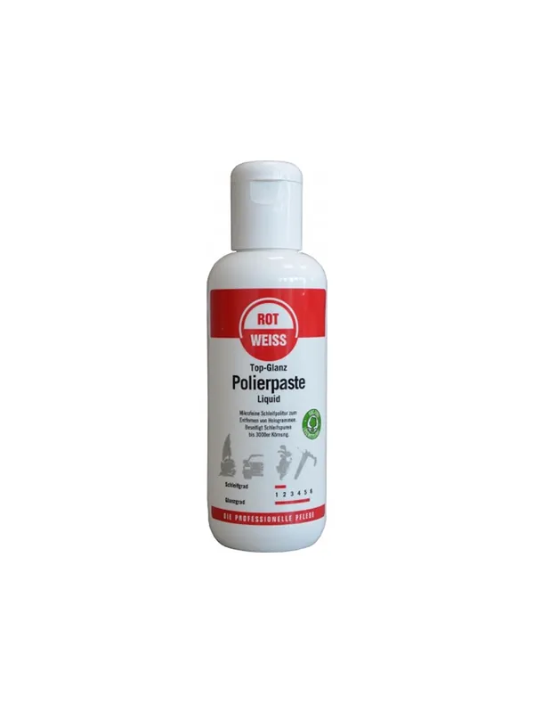 Abverkauf ROTWEISS - Top-Glanz Polierpaste Liquid, Flasche à 250 ml