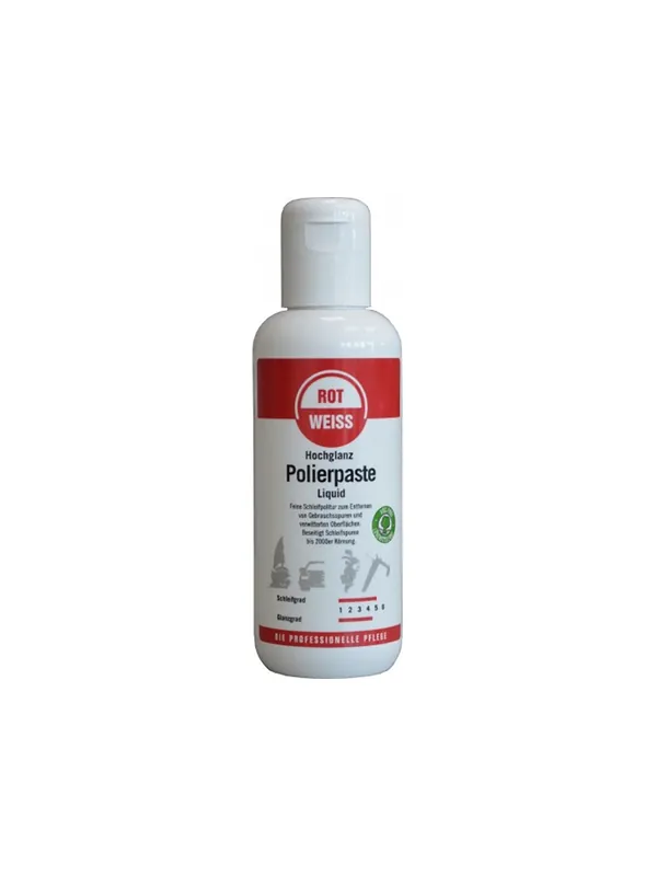 Direkt Vom Hersteller ROTWEISS - Hochglanz Polierpaste Liquid, Flasche à 250 ml