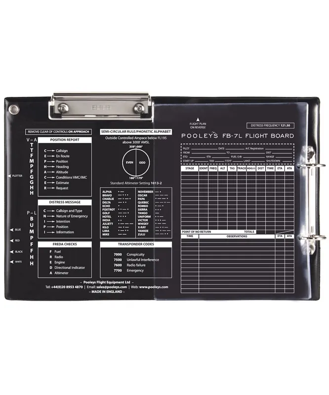 Pooleys FB-7 Flight Board - für Linkshänder Billig