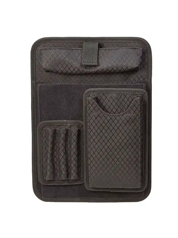 Cockpit Organizer mit Smatphone- und Stifthalter - Klett-Oberfläche Echt