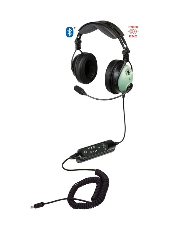 David Clark ONE-XH Headset - Helikopter-Version mit U/174-Stecker, Bluetooth Echt