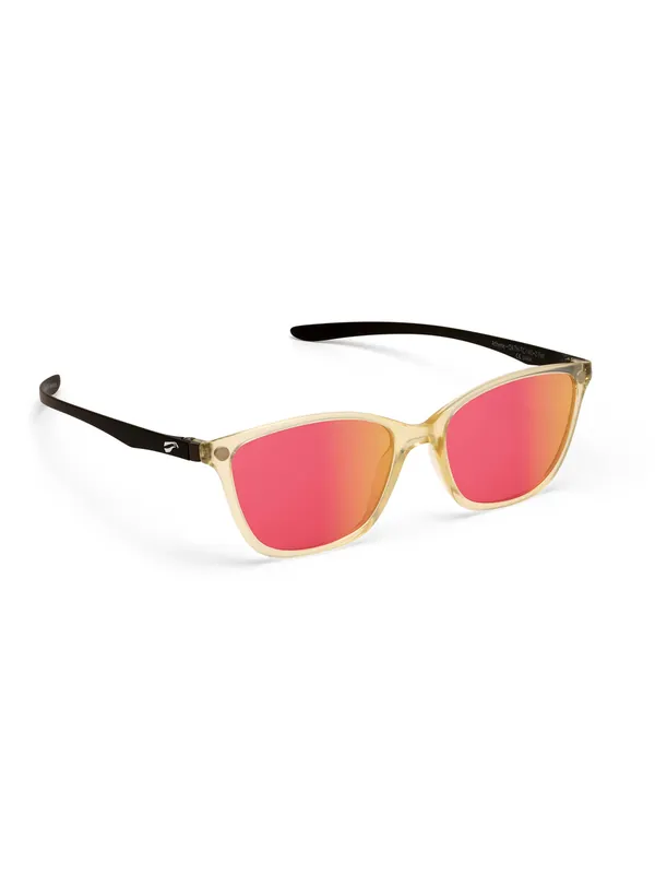 Garantierte Lieferung Flying Eyes Sonnenbrille Athene - Rahmen klar, Bügel schwarz, Linsen Sunset (verspiegelt)